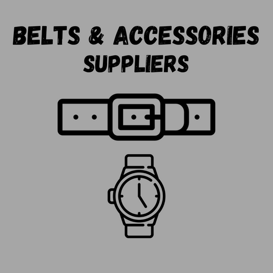 Belts & Accessories Supplier Spreadsheet